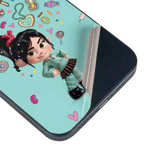 Disney Wreck-it Ralph Vanellope Sugar Icons iPhone 14 Plus Skin